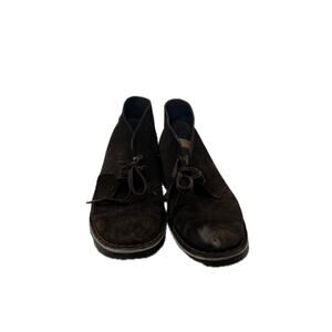 Clarks Polish Suede Man Black Desert Boot Evo Mens 10